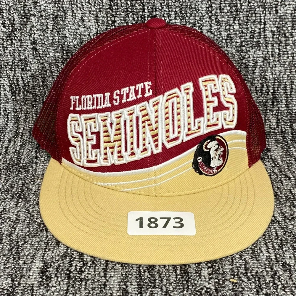Top Of The World Florida State Seminoles Trucker Hat Snapback FSU Green Bottom